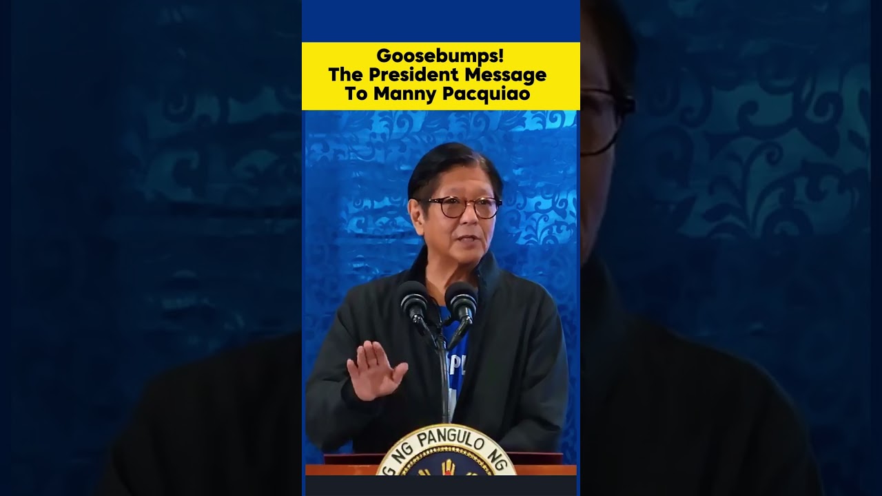 Послание #pbbm к #mannypacquiao просто захватывает дух #шорты #спорт