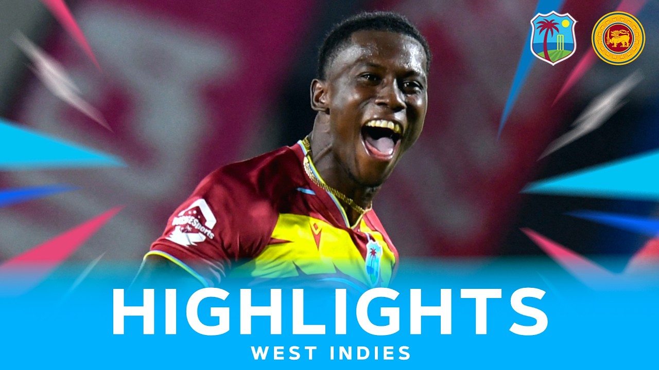Joseph & Rutherford Star | Extended Highlights | West Indies v Sri Lanka | 3rd T20