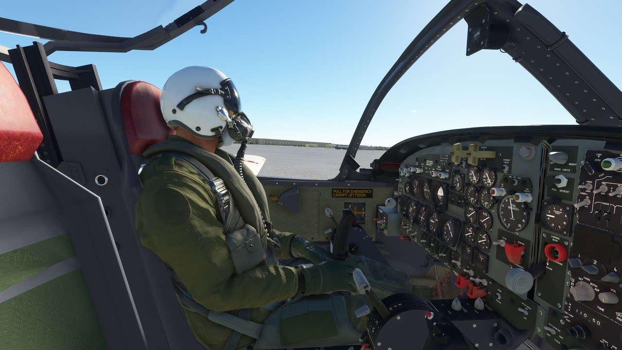 So now you're a jet pilot, but you wanna fly it solo...T-37 