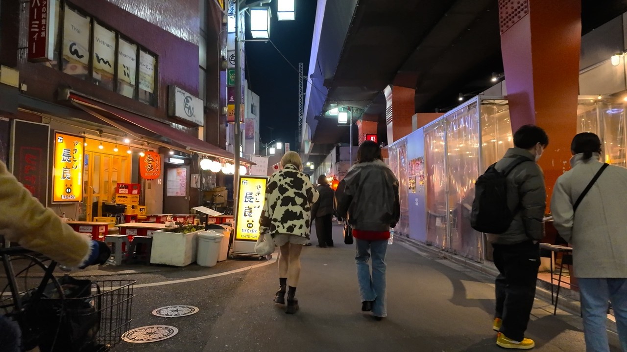 東京散歩 高円寺駅周辺 風情商店街 夜の散歩 Koenji Station Area · Shopping Street | Tokyo Night Walk | 4K Ambient Sound