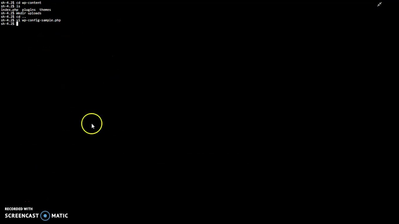 uploading wordpress site to OpenShift by Oben Liverick