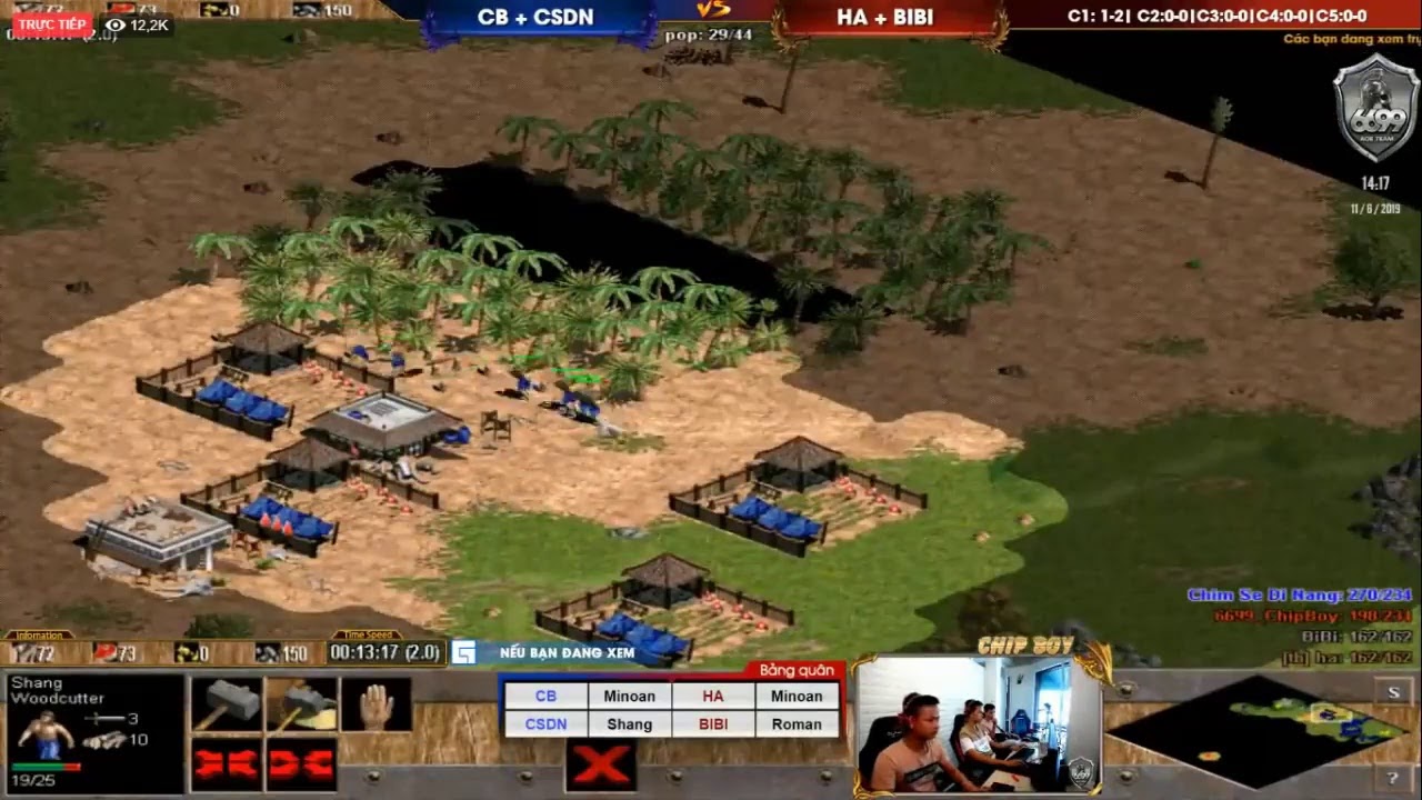 CSDN + CHIPBOY vs Hong Anh + BIBI 13h30 11-6-2019