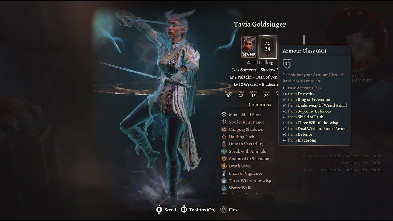 Ultimate Bladesinger Solo v Sarevok Death Knights - BG3 Modded + Rise of the Goldmembers Part 1 of 2