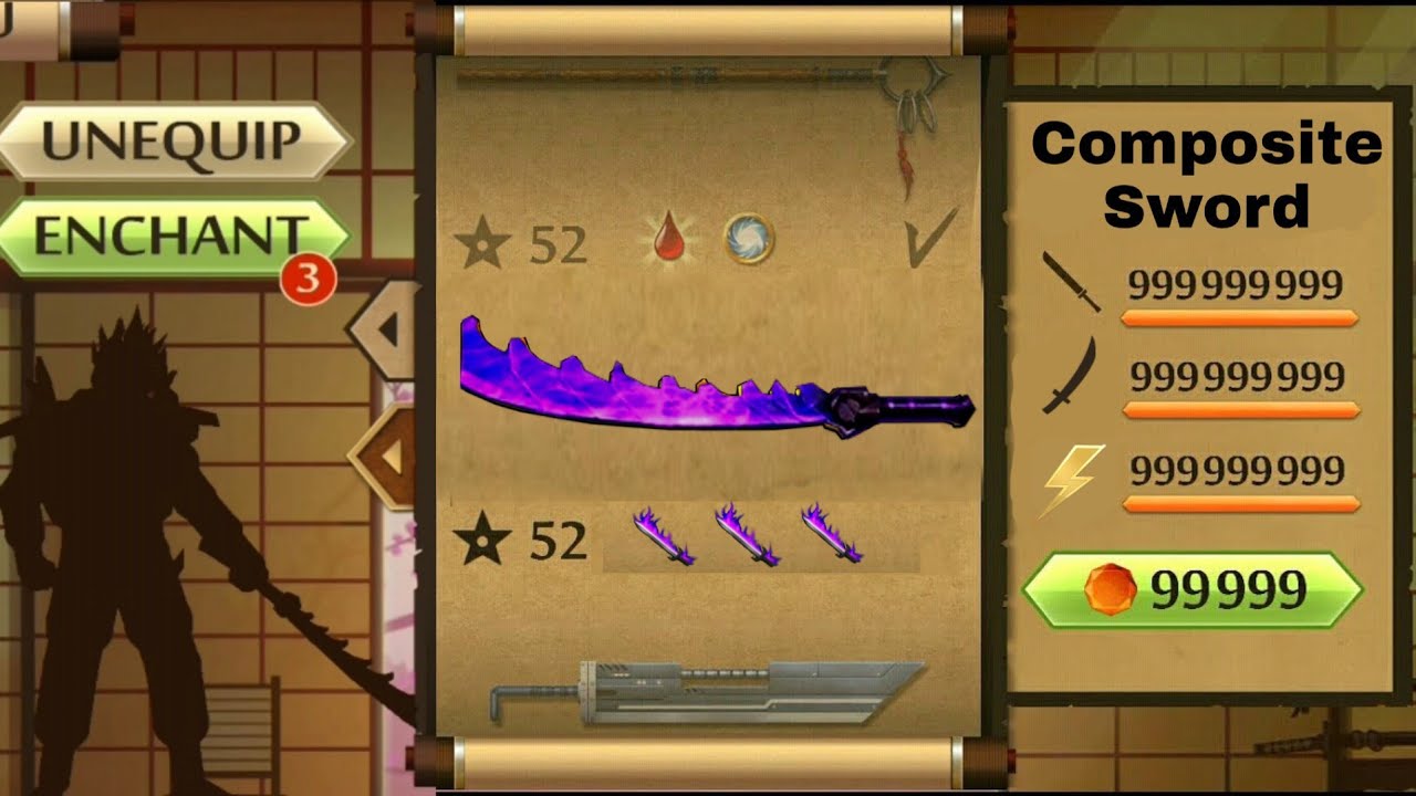 Shadow Fight 2 Darkness of Composite Sword - The Most Powerful Magic