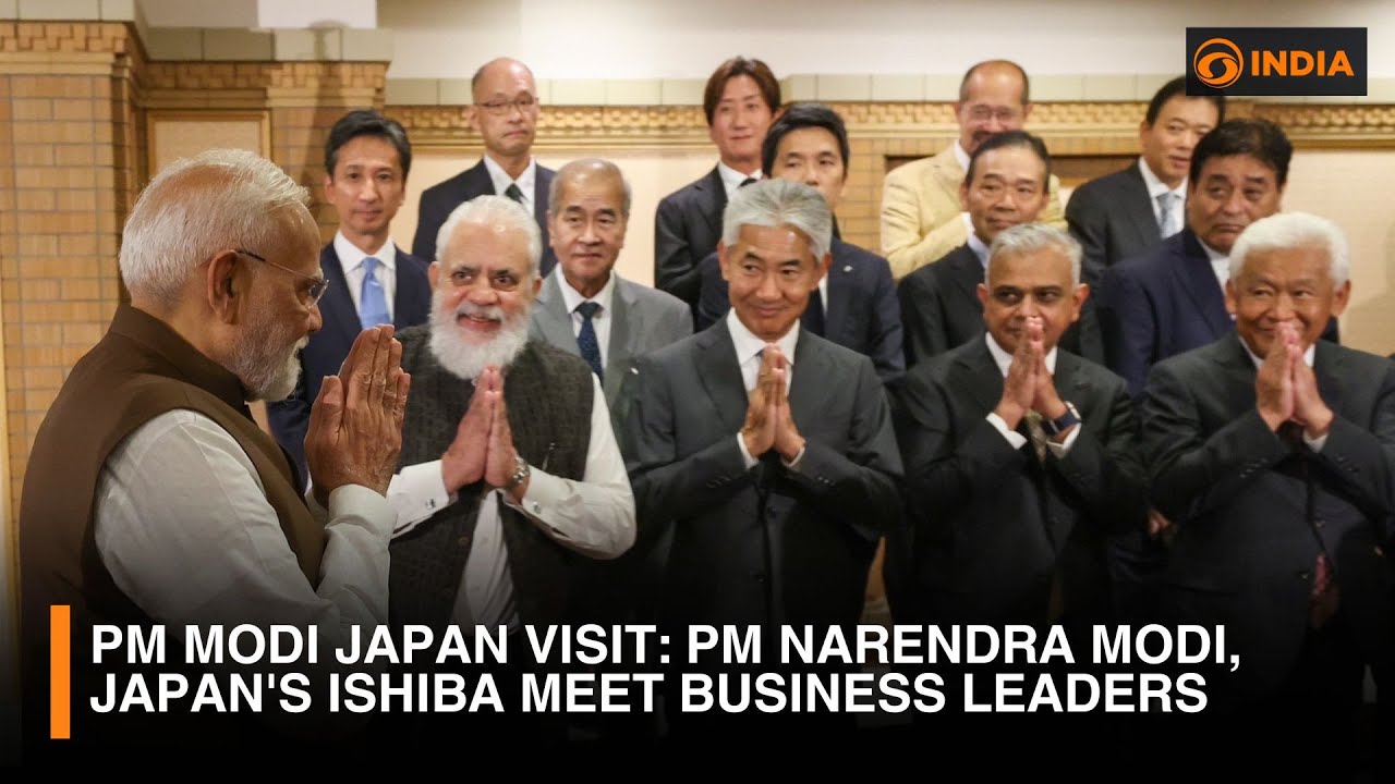PM Modi Japan Visit: PM Narendra Modi, Japan's Ishiba meet business leaders | DD India