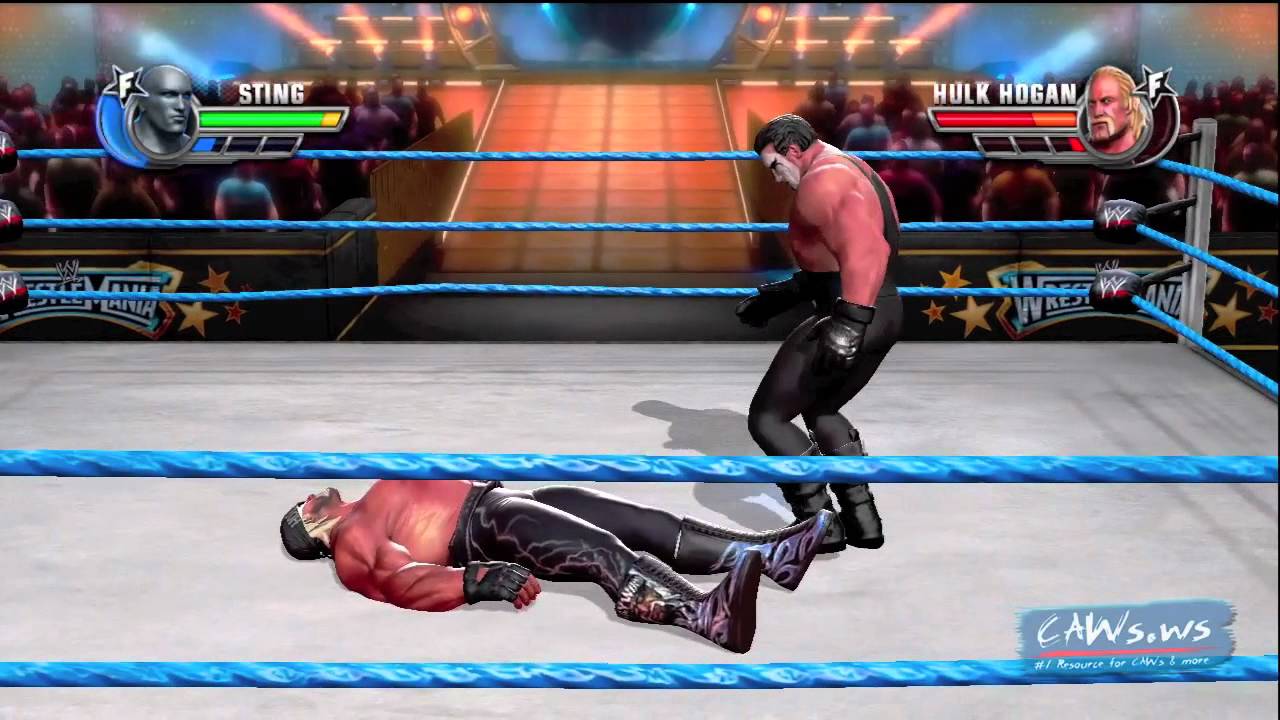 Create A Wrestler Spotlight - WWE All Stars -Sting Black and White
