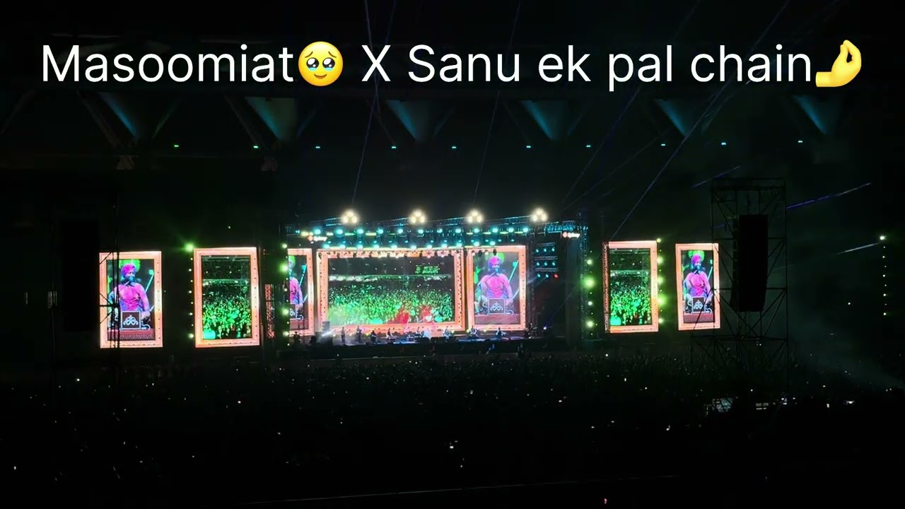 MASOOMIYAT X SANU EK PAL CHAIN | VALENTINE DAY LIVE I DELHI | SATINDER SARTAJ 