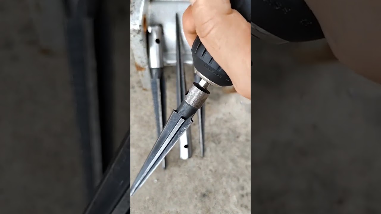 Taper reamer, use it for opening and enlarging holes #High-Performance Utility Tool #Reamer