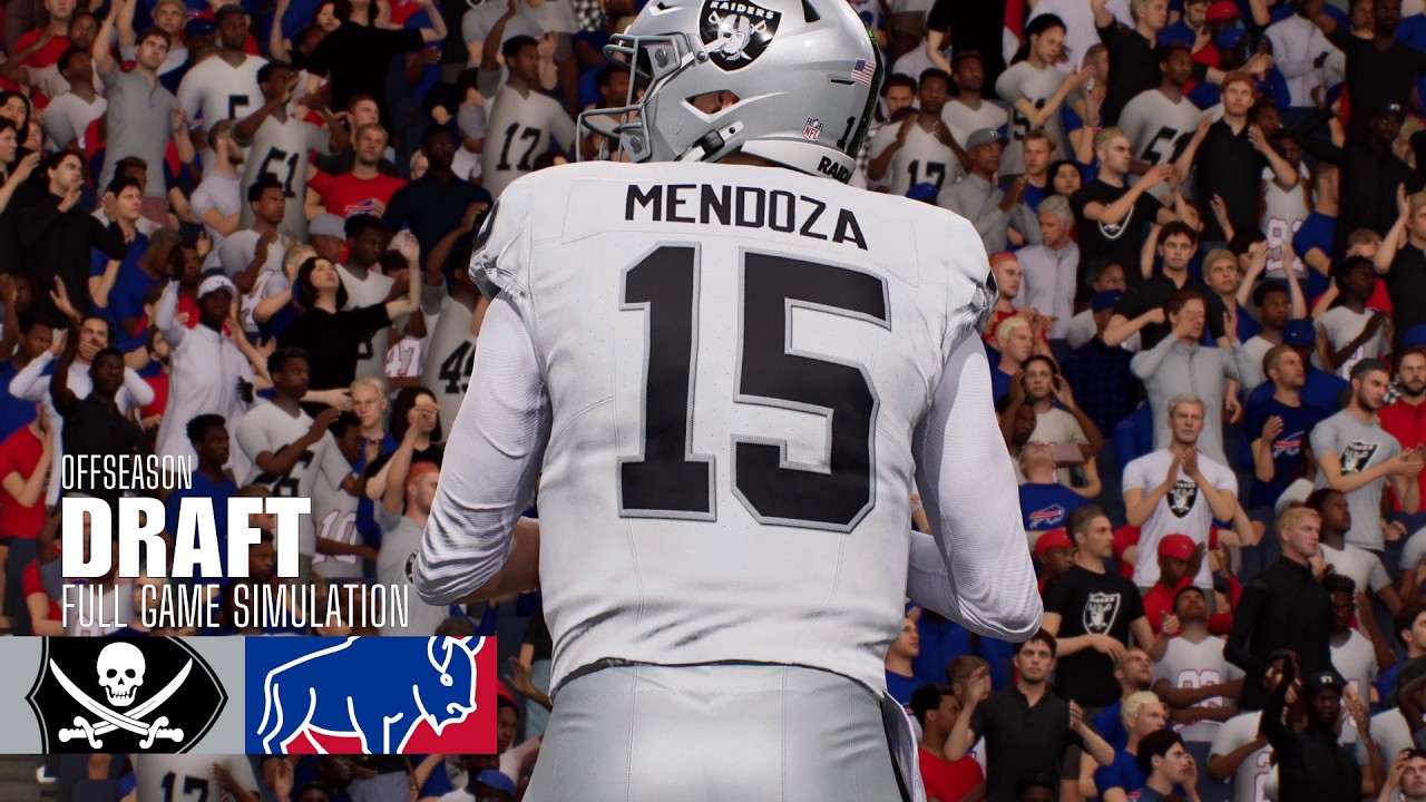 Mendoza | Raiders vs. Bills | 2026 NFL Draft | Madden NFL 26 Simulation