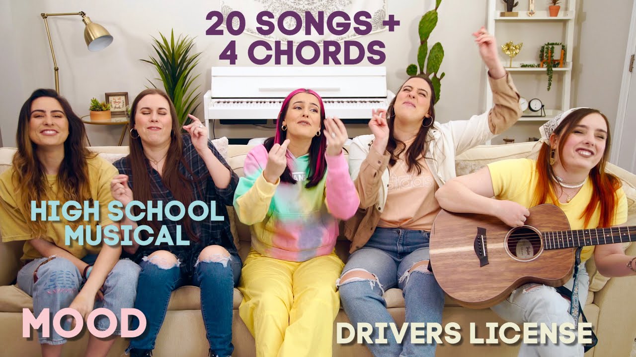 SINGING 20 SONGS OVER 4 CHORDS.