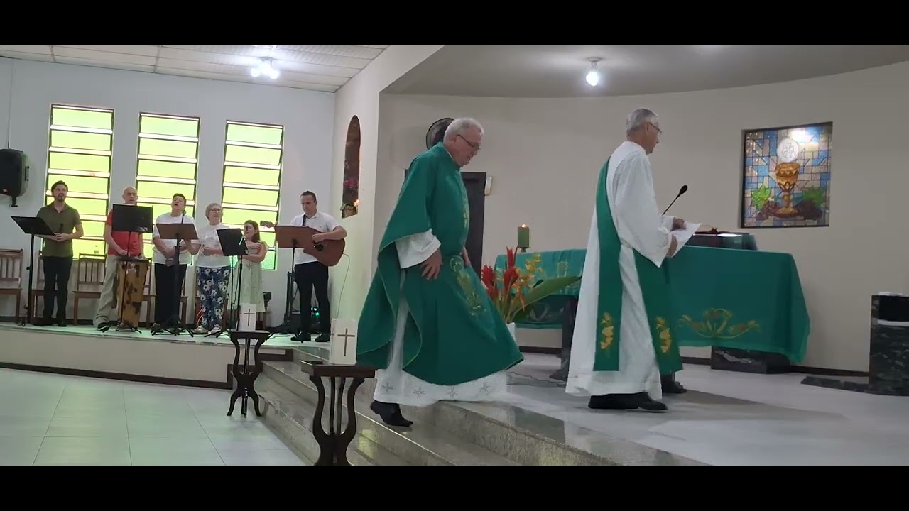 Missa Igreja de Nossa Senhora do Perpétuo Socorro Pe.lauro Bairro Garcia Blumenau Santa Catarina. 