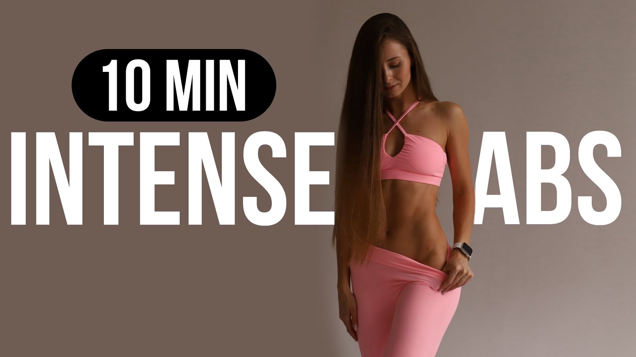 10 MIN INTENSE AB AT HOME // ABS WORKOUT