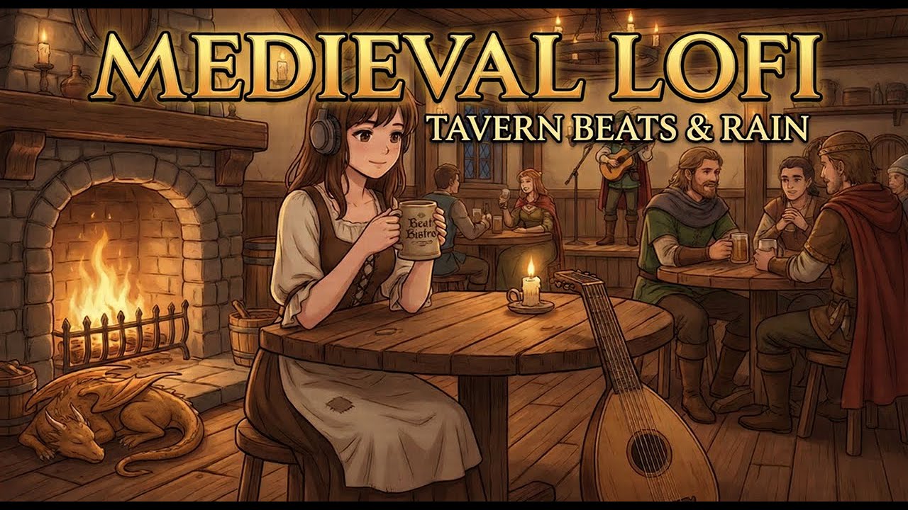 Medieval Lofi 🛡️ Fantasy Tavern Music to Study / Relax