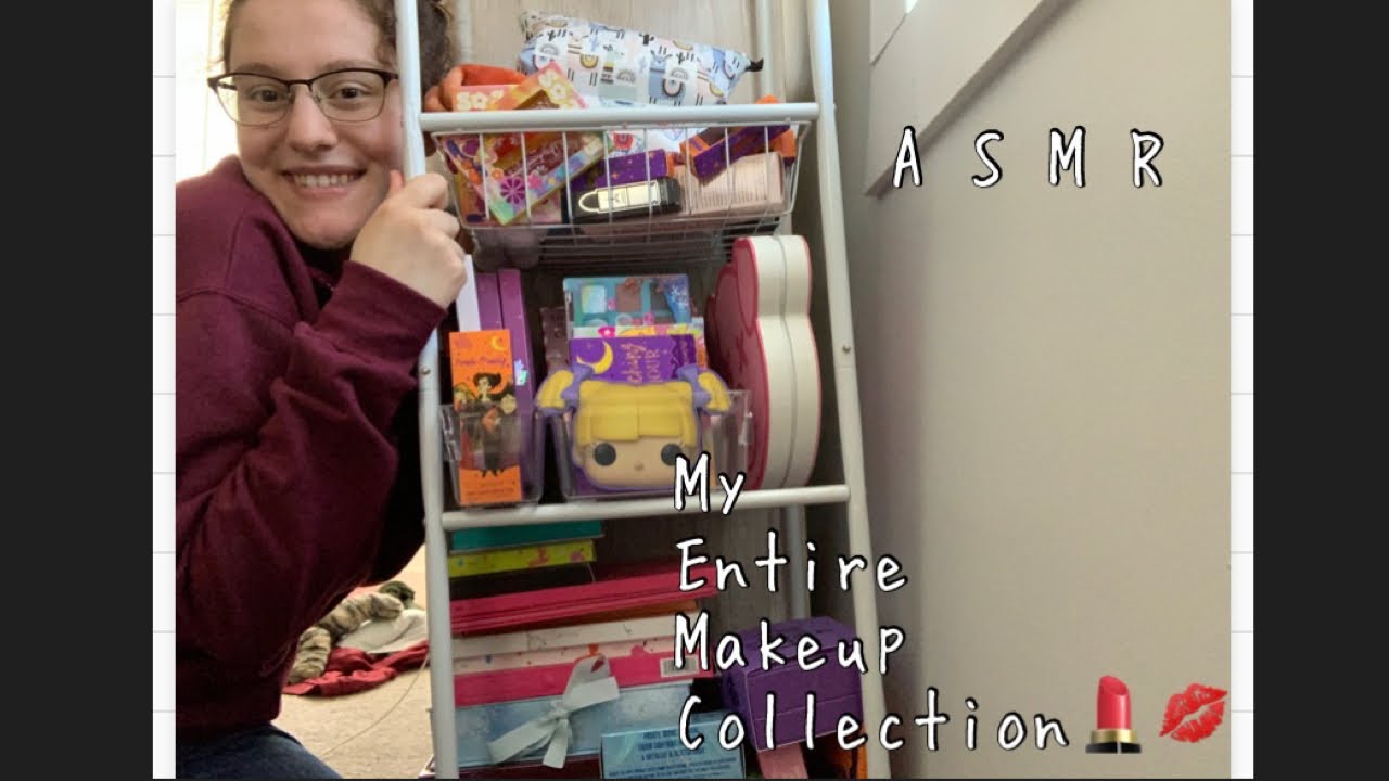 ASMR| My Entire Makeup Collection Part 1