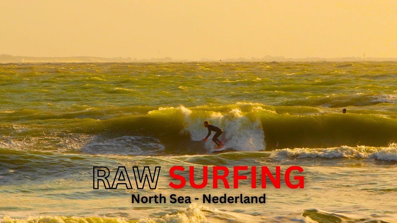 RAW DAYS Surfing Dutch WAVES, Windy, Choppy, but SUPER FUN! Surfing at Vlissingen The Netherlands!