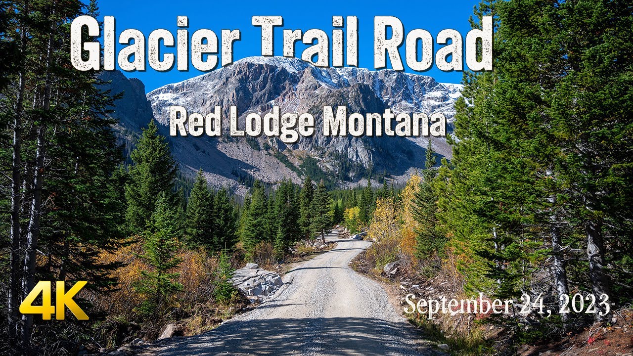 Glacier trail road near Red Lodge Montana Sept. 24 2023 Beartooth Mountains