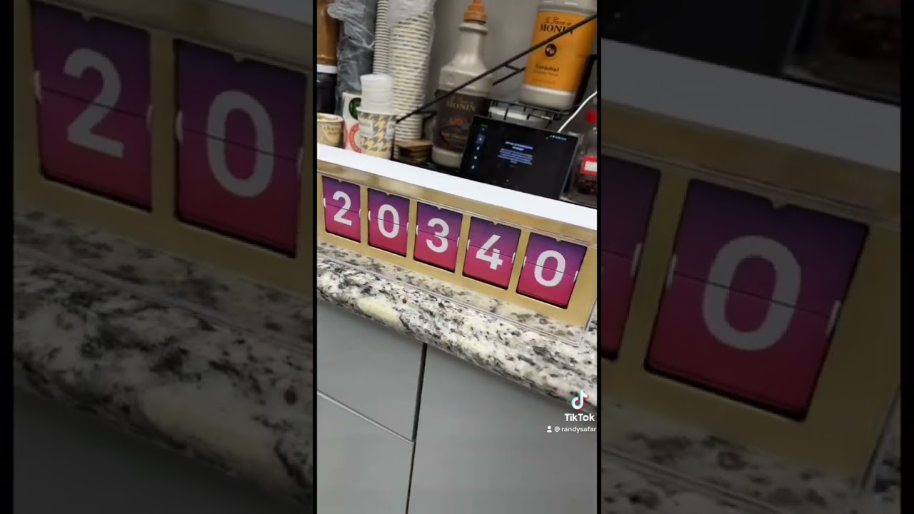 Real time Instagram followers counter display! The coolest 🤩🤩
