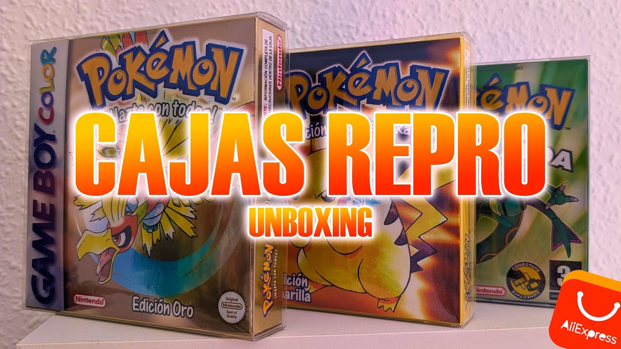 Cajas y Juegos Repro de POKÉMON del Aliexpress en 2025 ¿Valen la pena?