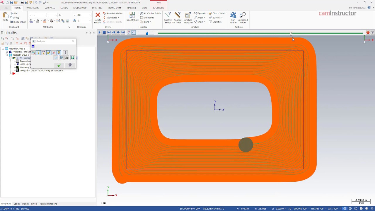 Mastercams' Dynamic Tool Engagement Part 1 of 9