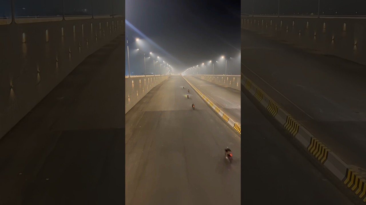 High speed bike 300 feet road 🥵 #Bike￼ #shorts #viral #topspeed #purbachal #2023  #shortvideo