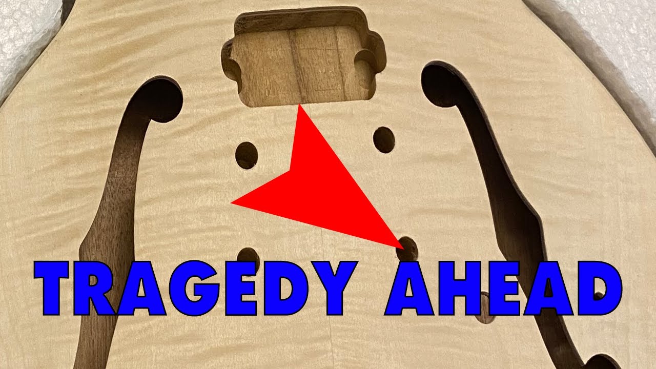 Building a StewMac ES-335 Kit - Part 2 - Tragedy