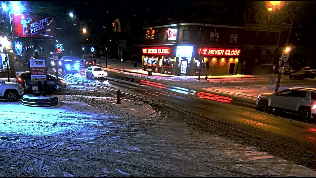 Buffalo New York - Elmwood Avenue South Evening