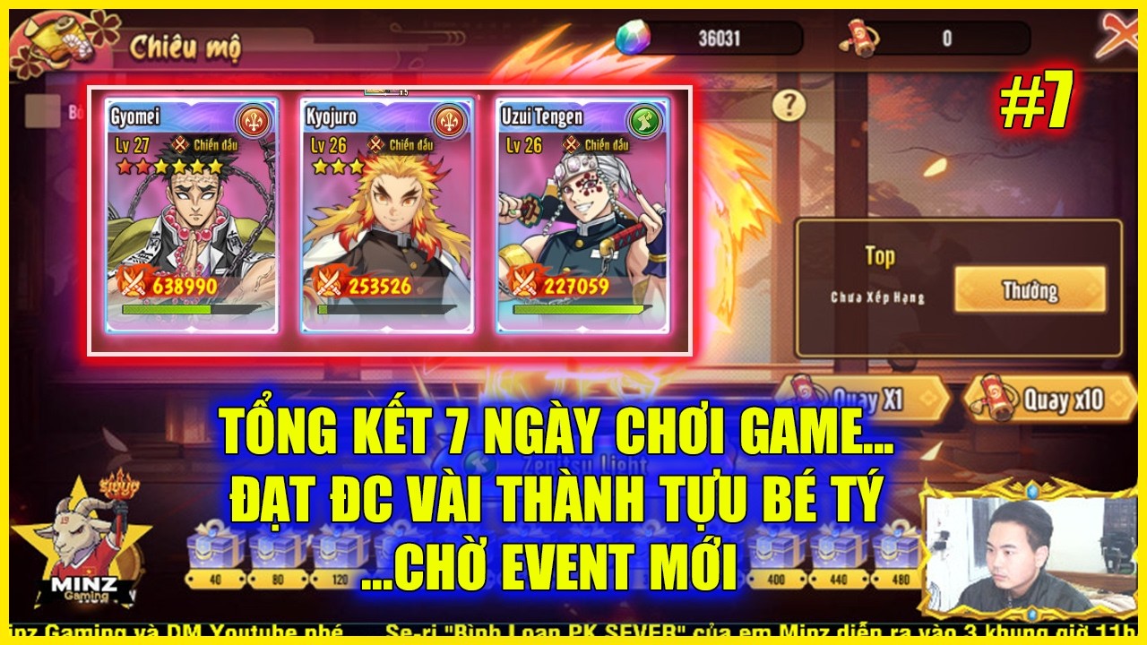 KHẾ ƯỚC DIỆT QUỶ #7 - TỔNG KẾT 7 NGÀY CHƠI GAME...ĐẠT ĐC VÀI THÀNH TỰU BÉ TÝ...CHỜ EVENT MỚI 💥