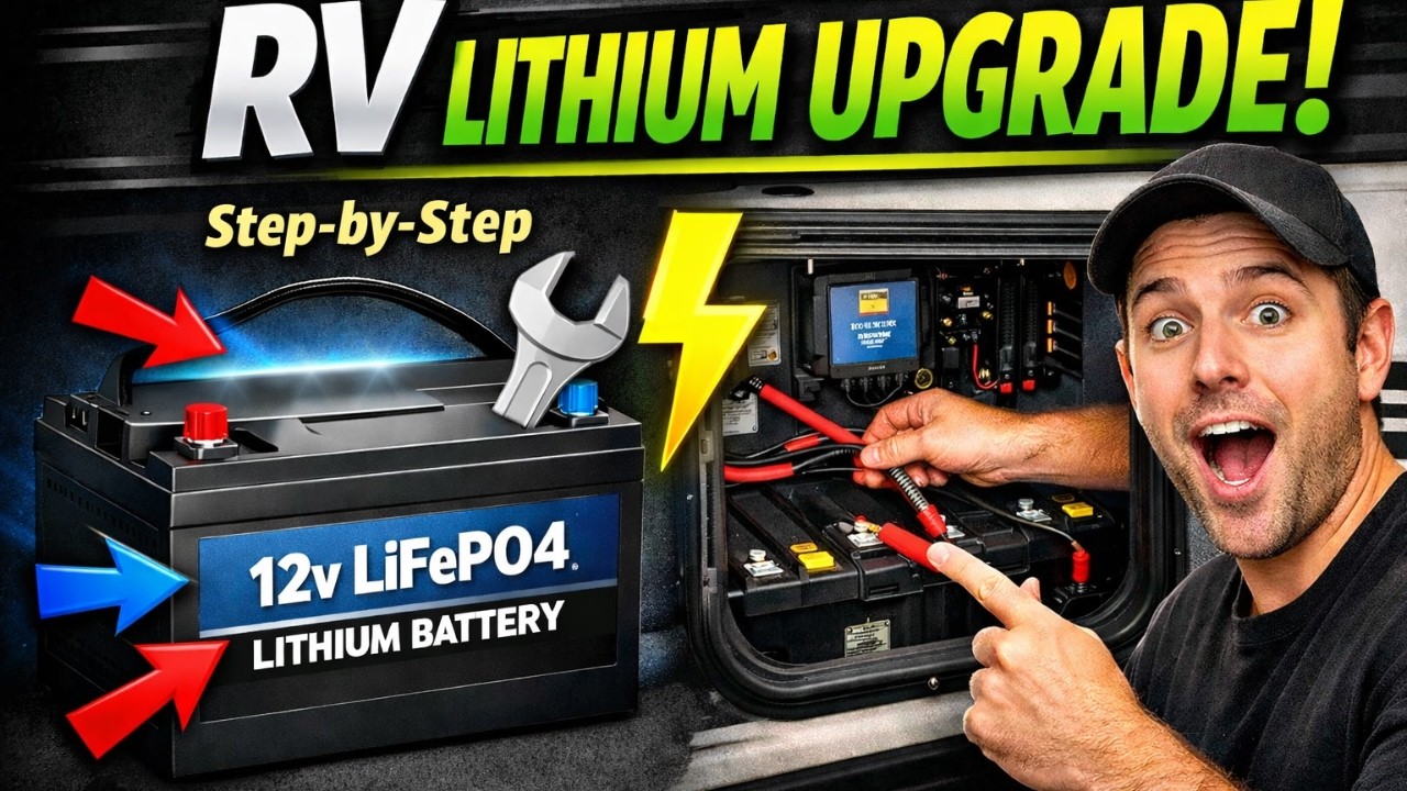 DIY RV Lithium Battery Upgrade Step by Step Guide