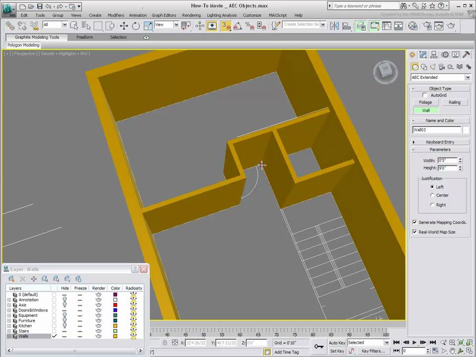 Working with AEC Objects in 3ds Max - Part 1