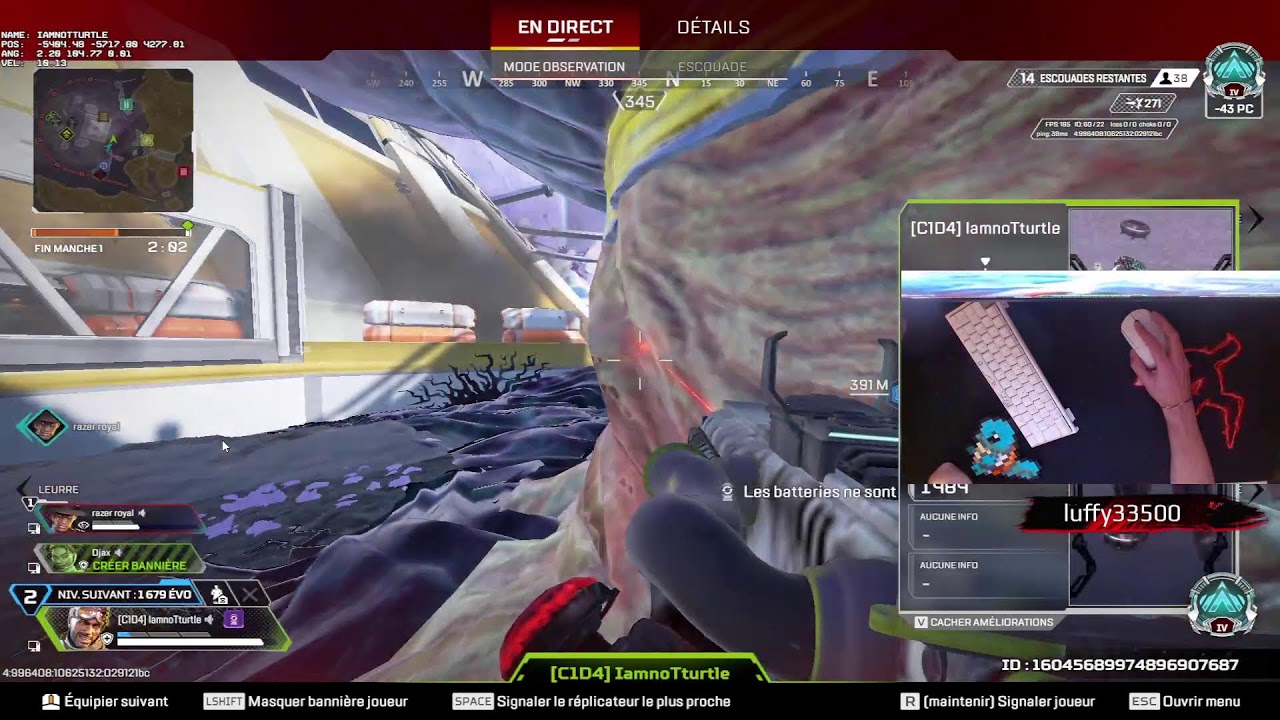 Je test de live sur youtube pour voir