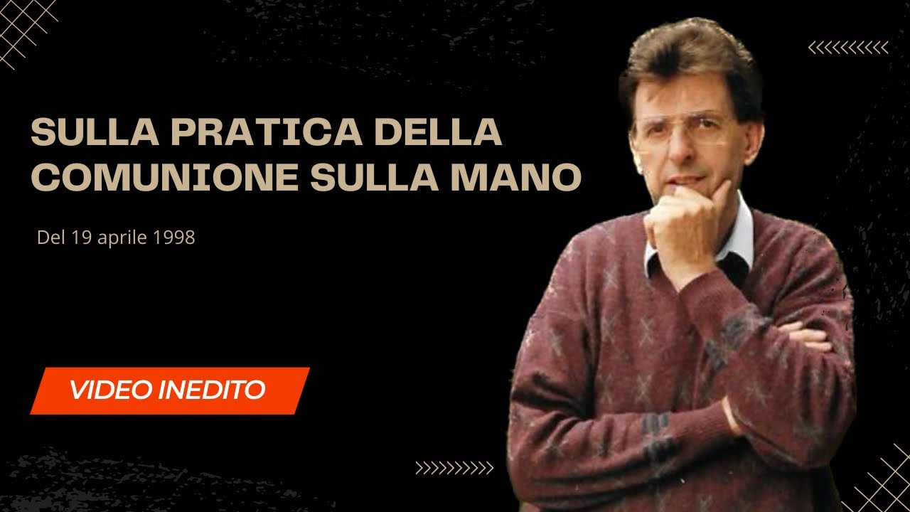 Renato Baron discute con i fedeli e afferma che la pratica della comunione sulla mano &eacute; dissacrante