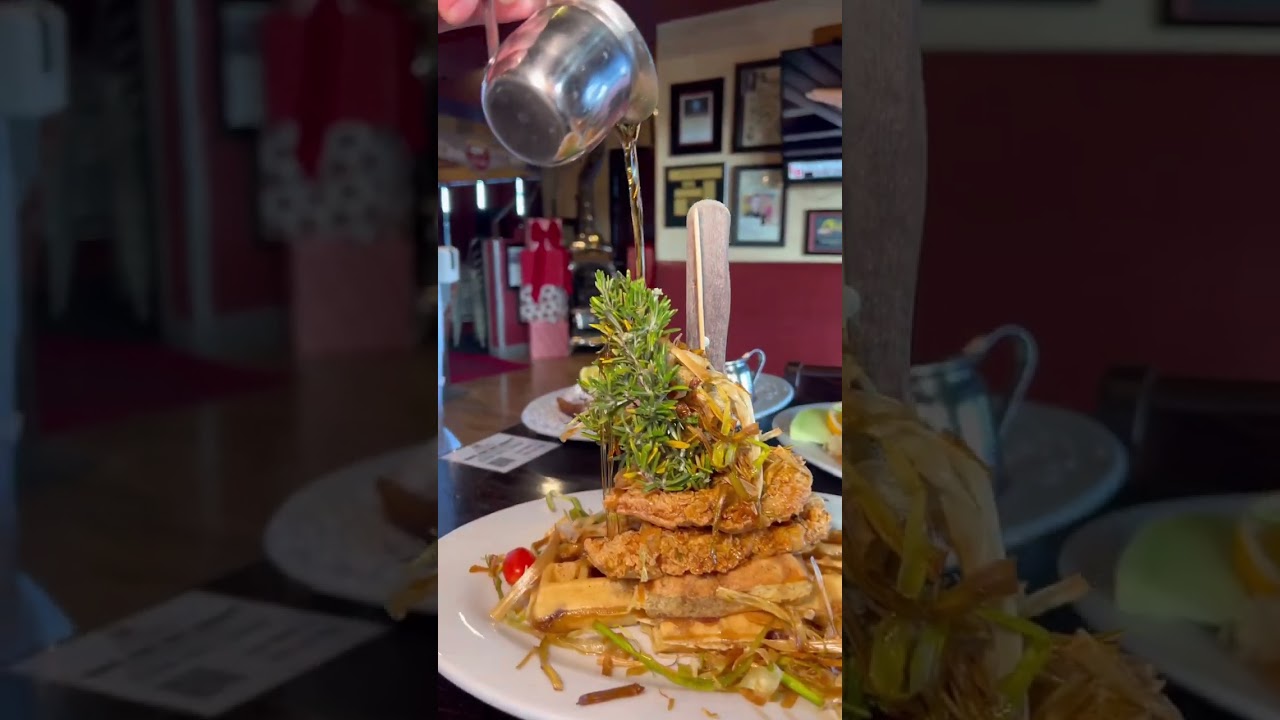 SAGE FRIED CHICKEN & WAFFLES in LAS VEGAS. From Hash House a Go Go