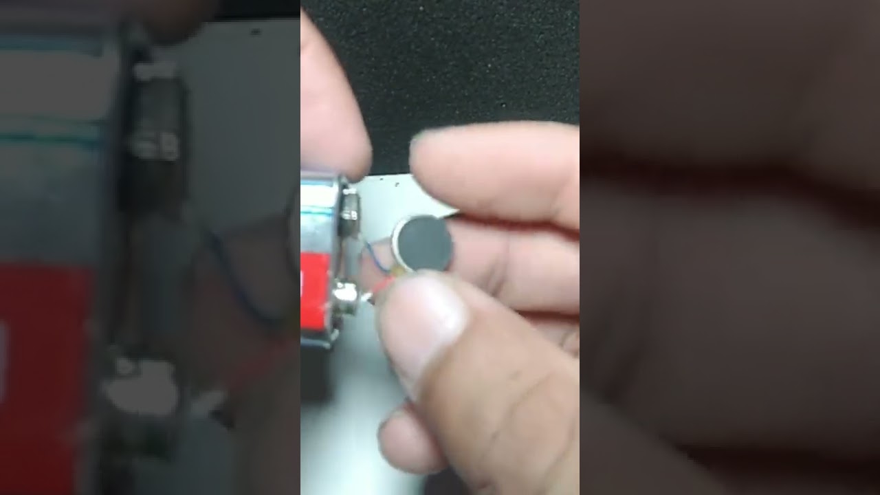 World Smallest vibration motion 😱 #shorts #vibrationmotor