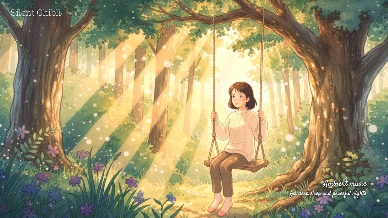Quiet Ghibli Night 🌙 Relaxing Anime Music for Sleep, Study & Late-Night Focus