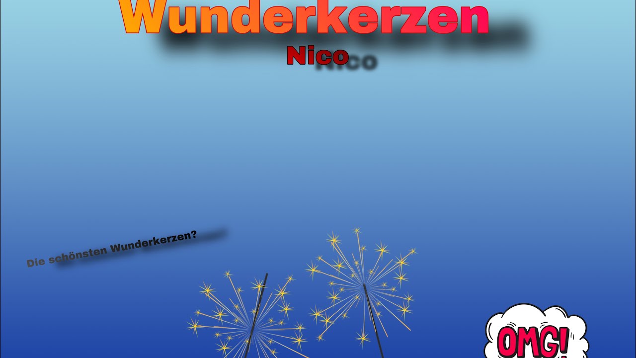 Wunderkerzen Nico