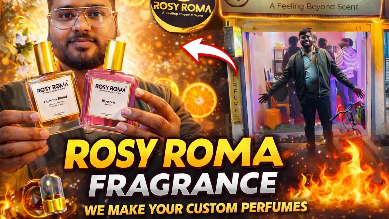 I Created My Own Perfume 😱 | Rosy Roma Custom Fragrance Experience