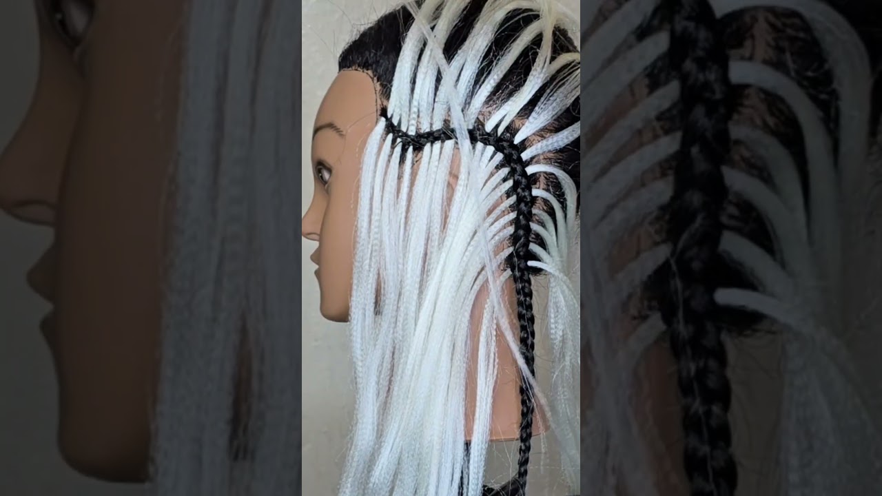 can't make Feed-in Braid try this #feedinbraids #stylist #crochet