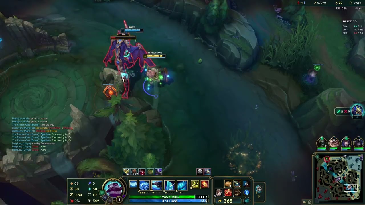 Braum Support vs Zilean