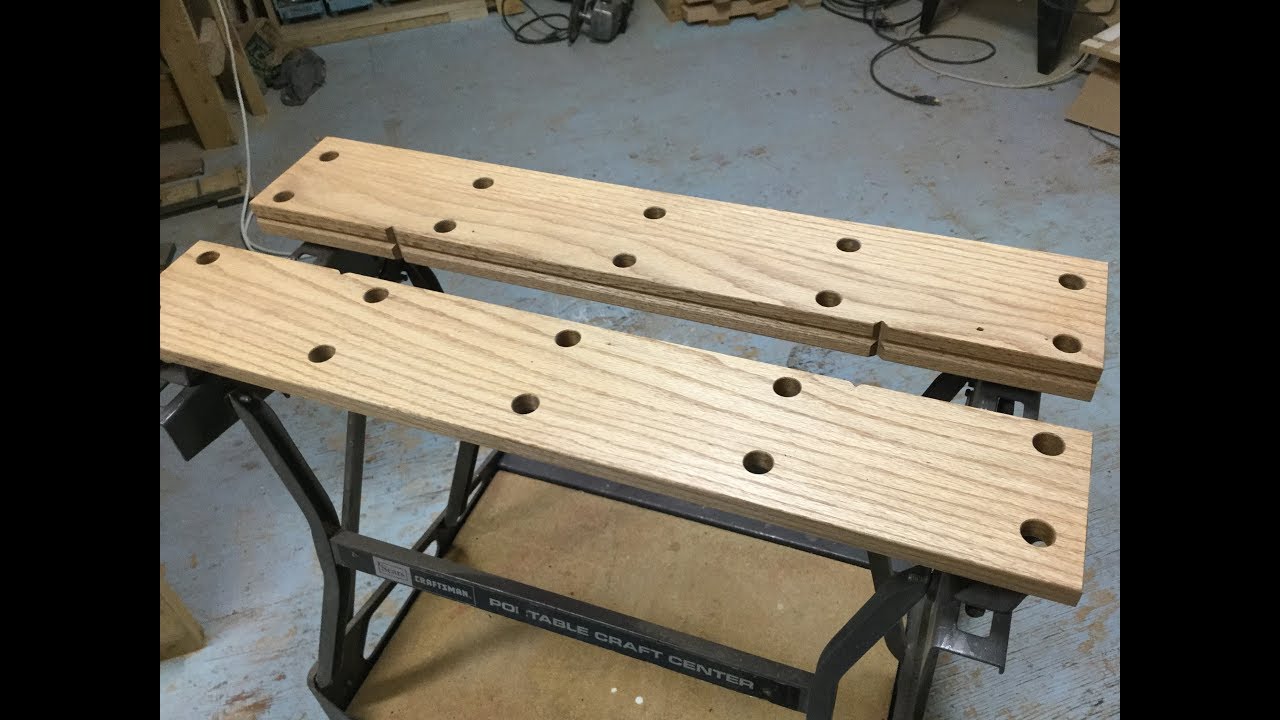 New wood top/vise for my Workmate type thing - 3