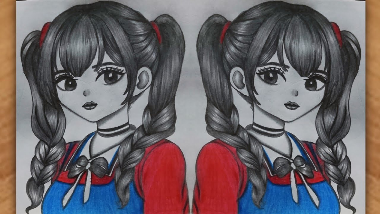 How to draw a beautiful girl step by step ll Girl drawing ll Drawing tutorial for beginners 