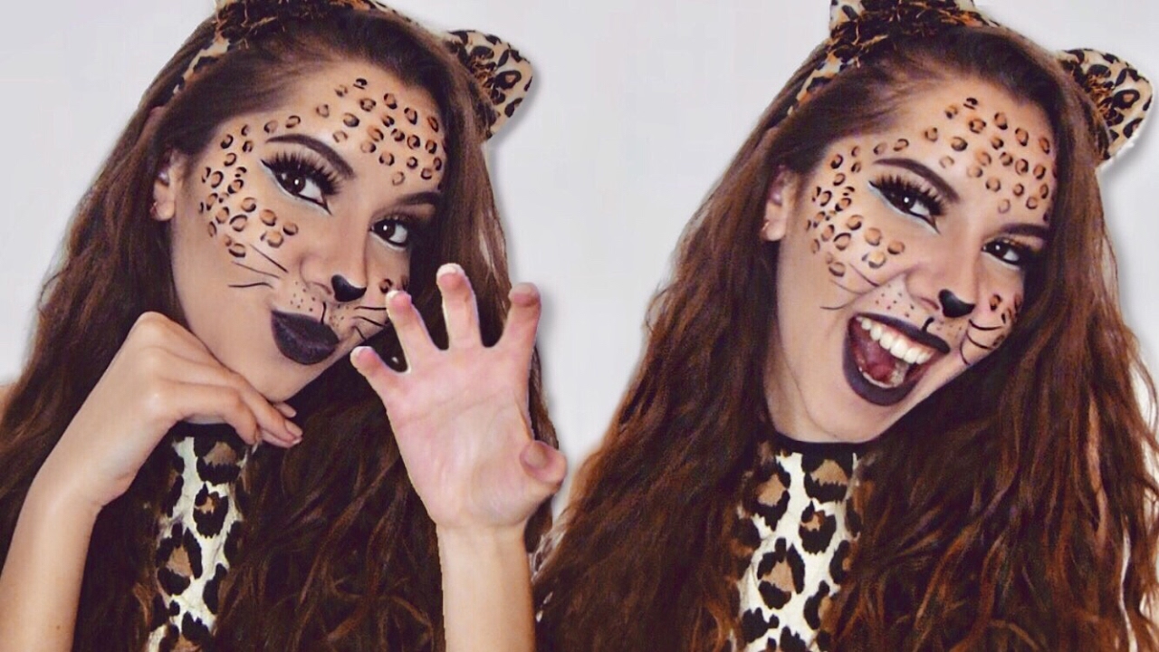 Last minute leopard makeup for Carnival / Mardi Gras | Valeria Greb