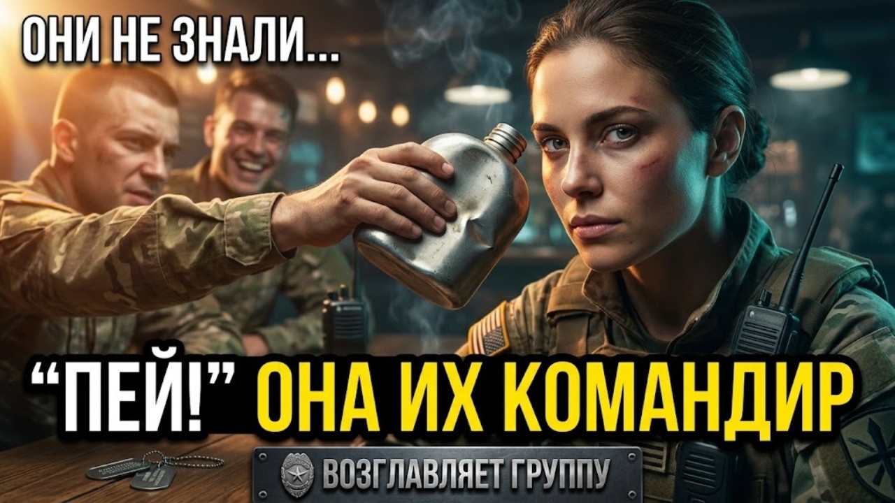 «Выпей!» — Они унижали ее, не зная, что она — морской котик, возглавляющий их оперативную группу.