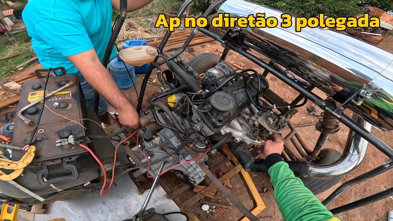 PRIMEIRA PARTIDA DO MOTOR AP NA GAIOLA 