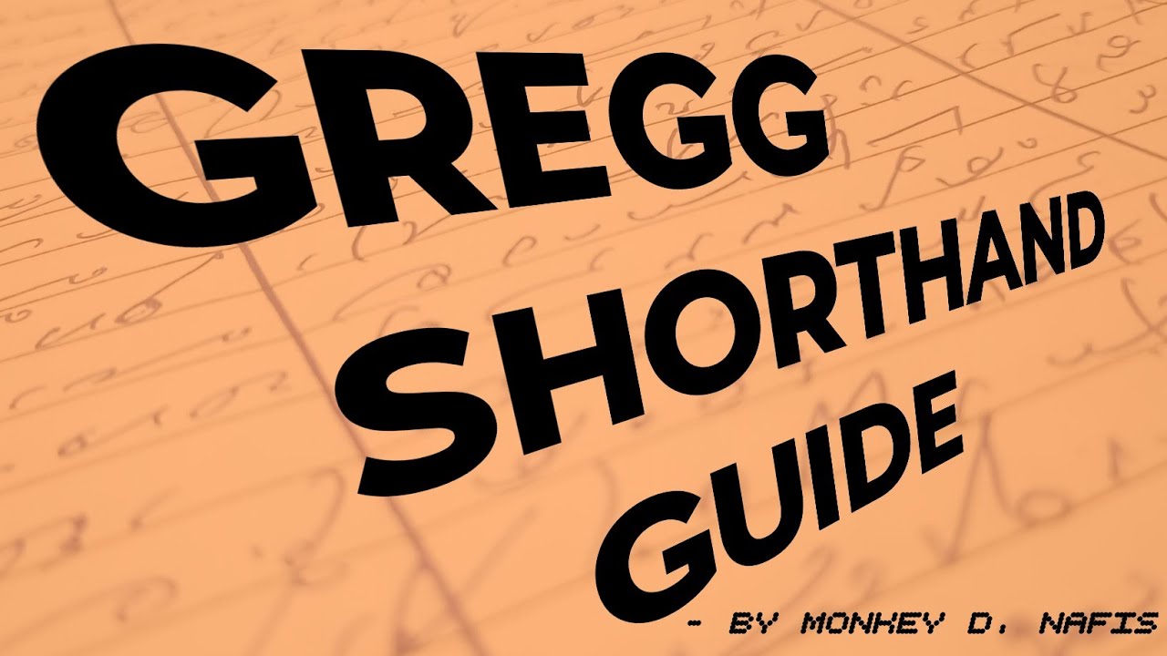 Gregg Shorthand Guide | SSC STENOGRAPHER