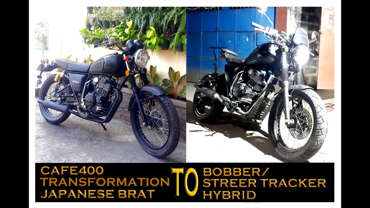 Motorstar cafe400 Hybrid Build Bobber / street tracker #cafe400 #motorstar #customize