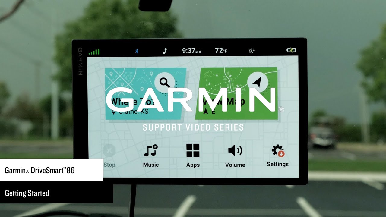 Support: Getting Started with the Garmin DriveSmart™ 86