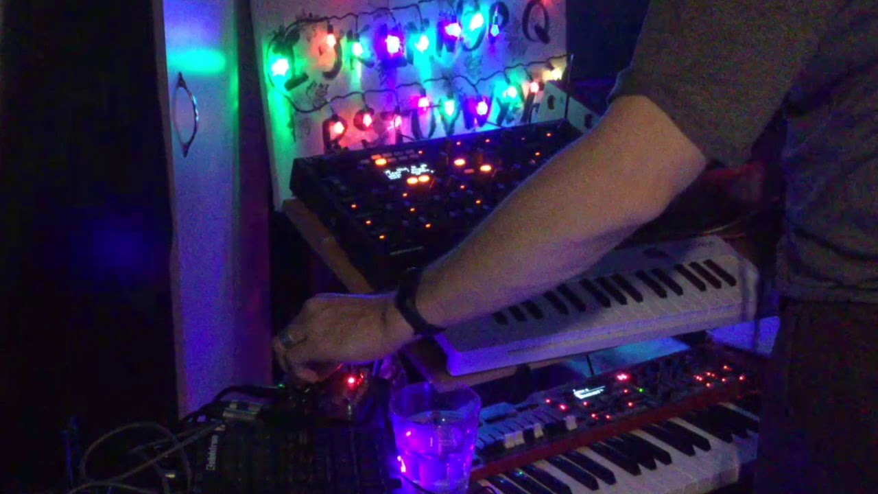 Novation Peak + Eurorack. Vangelis style ambient generative sketch