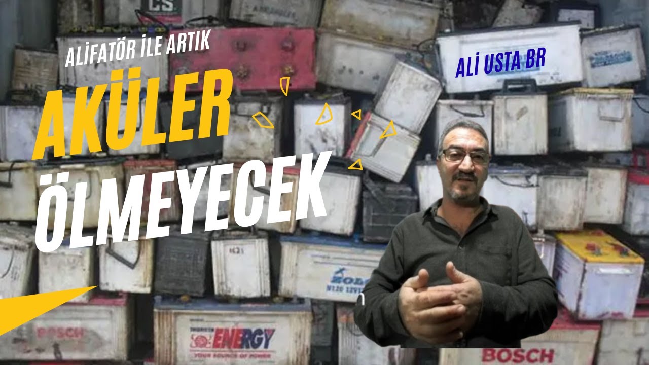 Alifat&ouml;r ile Ak&uuml;ler &Ouml;lmesin   -  Ak&uuml; Kurtarma Dersleri ⚡🔋 #BatteryRepair #DIYRepair #ElectricTips