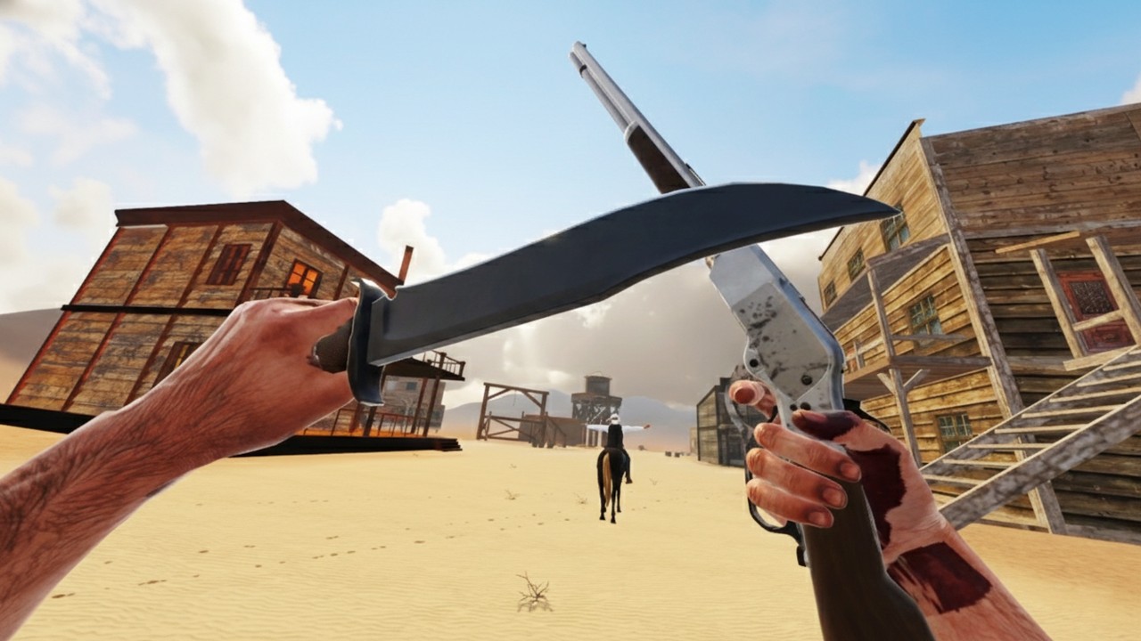 Evil Arthur Morgan in Blade and Sorcery VR...