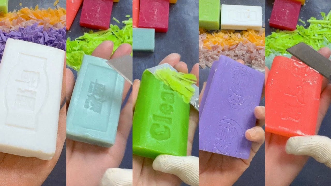ASMR soap cutting 🧼🧼🧼|crispy crunchy sound| no talking ASMR 